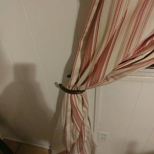D B Accents Western Curtain Rod Holder And Tie Backs Poshmark